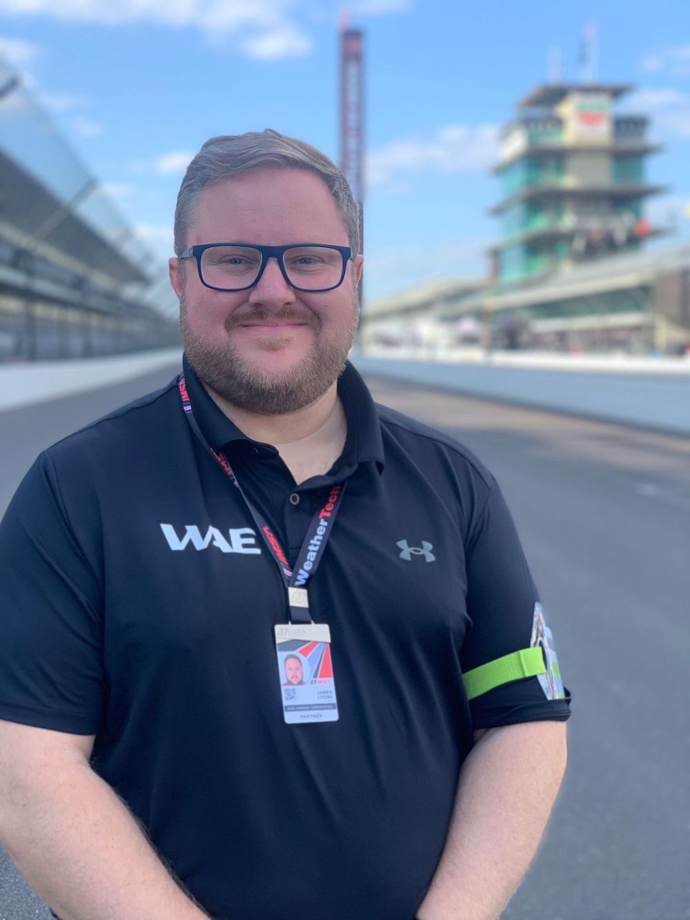 Jimmy Lyons headshot at Indianapolis Motor Speedway